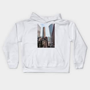 Streets of Chicago - Travel Photography Kids Hoodie